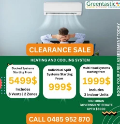 ???? Stay Cool &amp; Save Big with Greentastic! ???? West Footscray Air Conditioning Installation