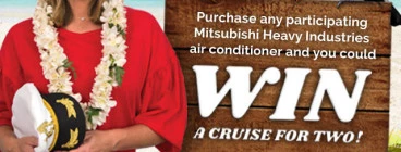 Win a Cruise For Two Condon Air Conditioning Contractors &amp; Services