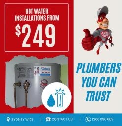 Hot Water Installations Lidcombe Emergency Plumbers